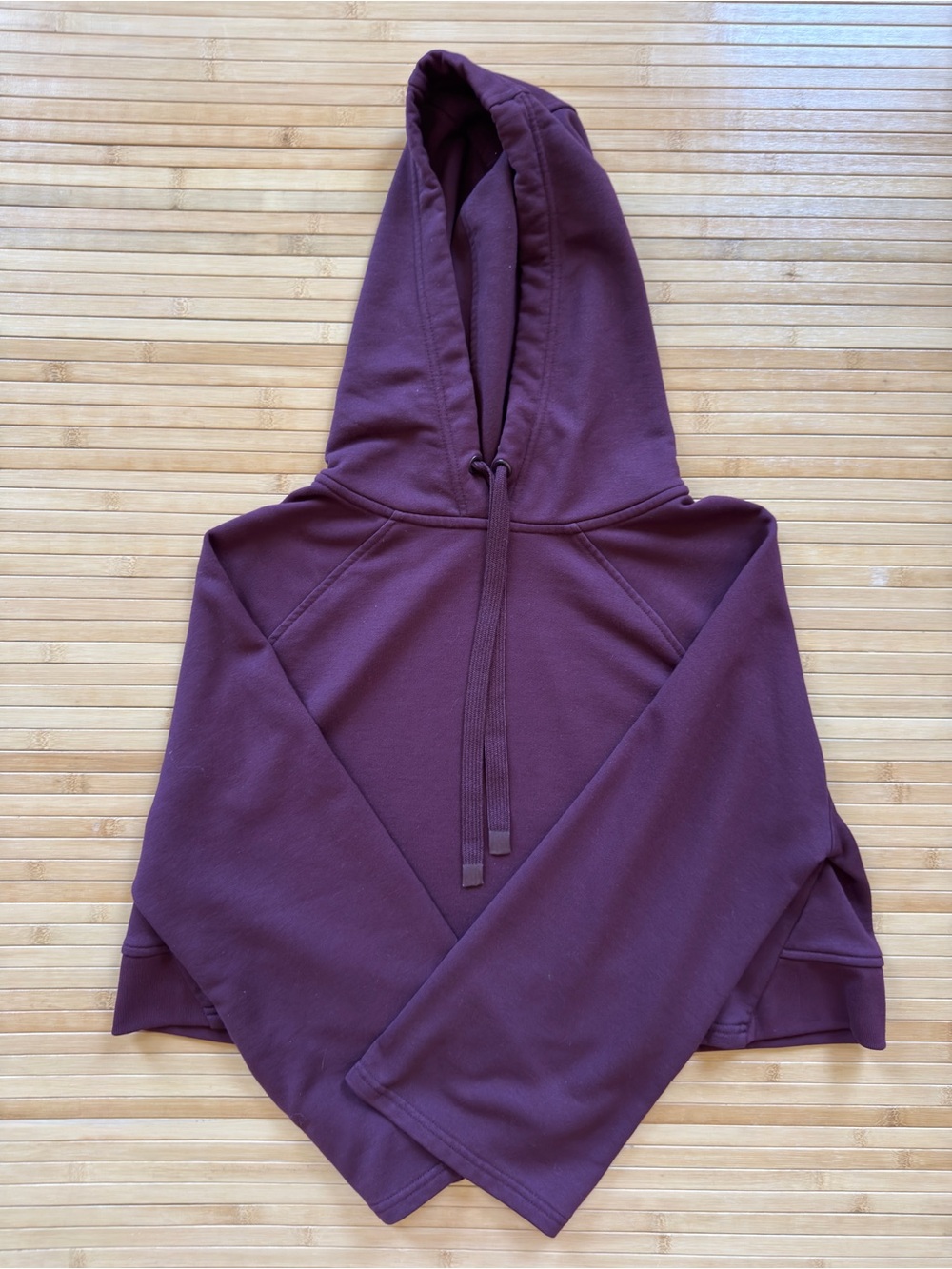 Athleta Deep Plum Hoodie with Drawcord